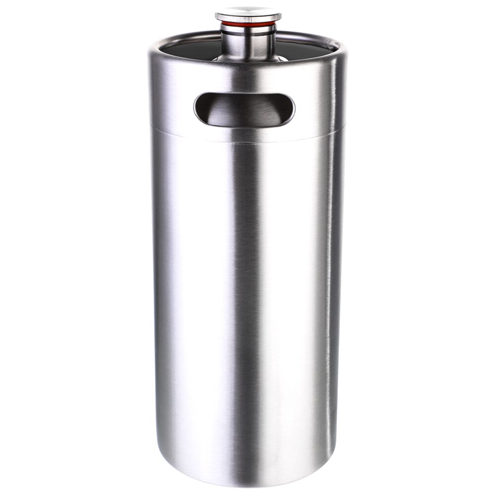 2/3.6/5L Stainless Steel Beer Keg Pressurized Growler for Craft Beer Dispenser System Home Brew Beer Brewing