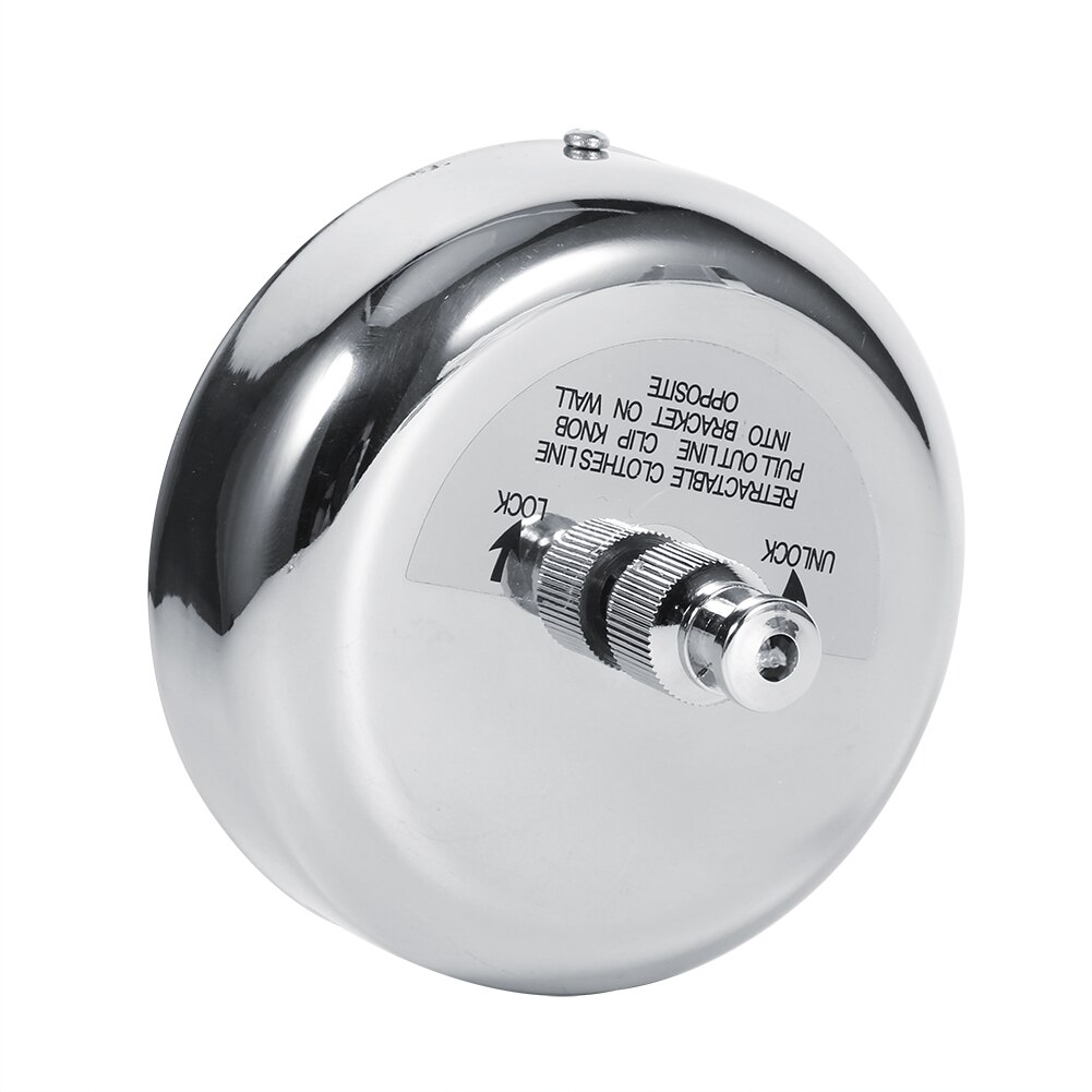 Stainless Steel Retractable Clothes Line Dryer Indoor Outdoor Laundry Single Clothesline Home Round Clothes Line Slip-resistant