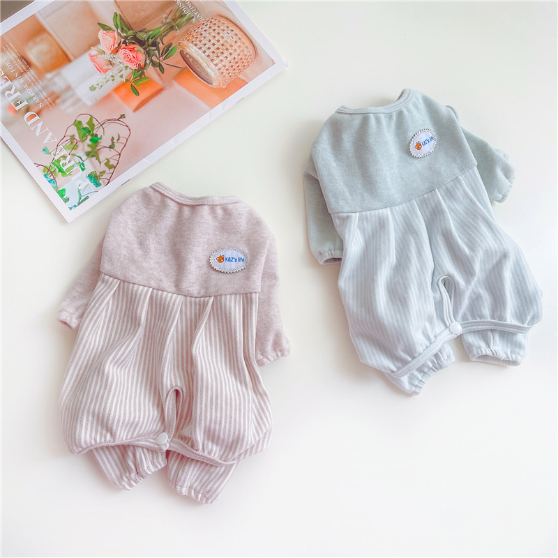 Zunea Kleine hond madeliefje jumpsuit pyjama schattige bloemen overalls pyjama puppy slapen kleding shirt met broek huisdier hondje katten vier benen Zunea Kleine hond madeliefje jumpsuit pyjama schattige bloemen overalls pyjama puppy slapen kleding shirt met broek huisdier hondje katten vier benen