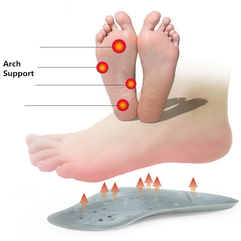 Product Launch Unisex Foot Arch Support Pad Half Yard Pad Flat Foot High Arch Inner And Outer Eight-character XO Leg Insole