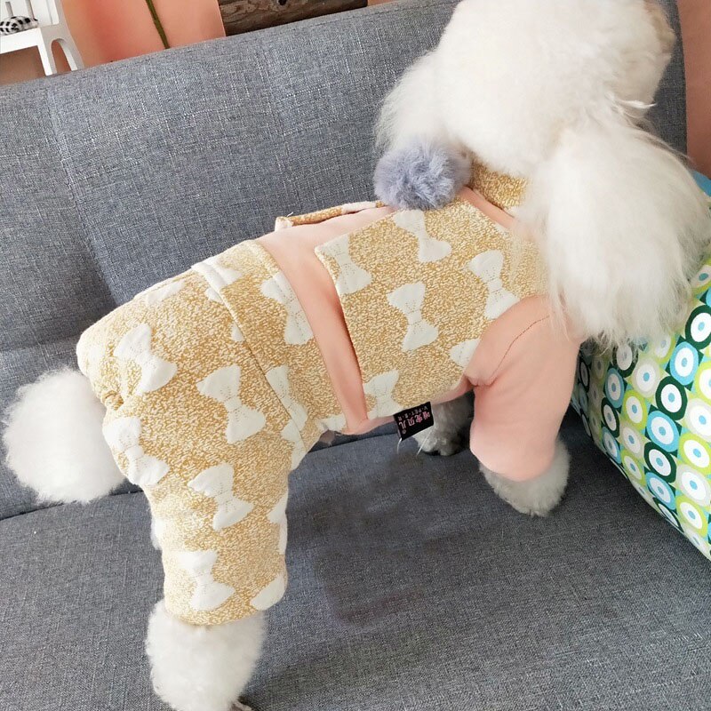Pet a Roupa Do Cão Casaco de Inverno Macacão Macacões Roupa Cachorro Roupas para Animais De Estimação para Cães de Pequeno Porte Pet Outfit Shih Tzu Pug S, m, L, XL, XXL
