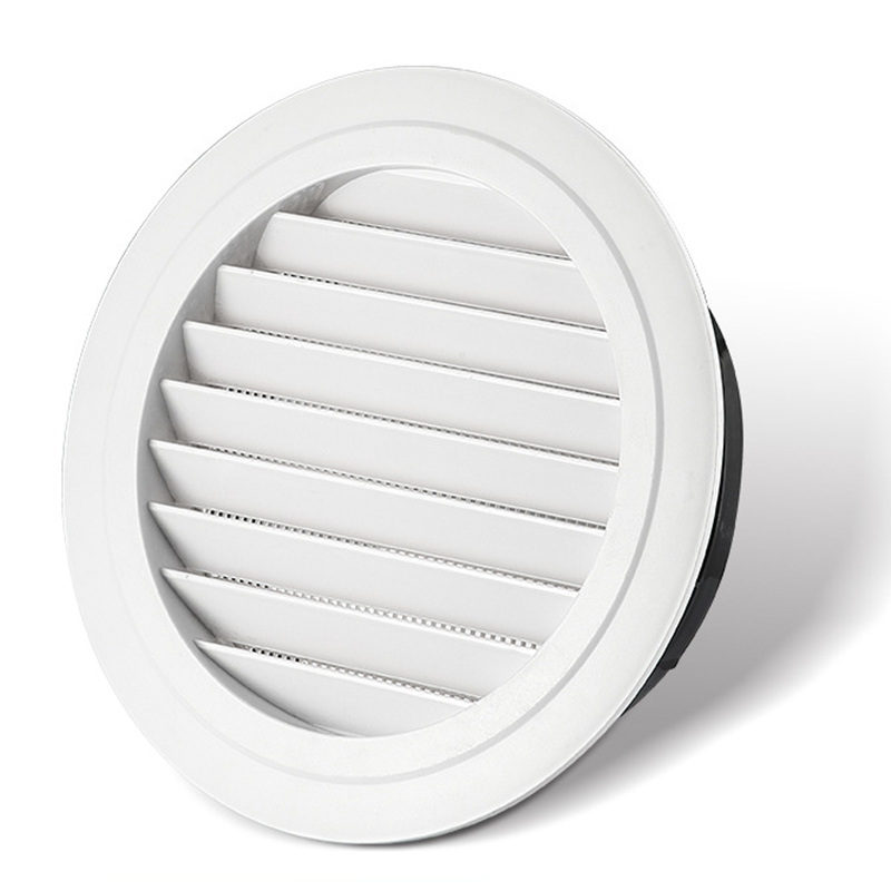 Couvercle de ventilation décoratif, grille de Ventilation ronde, sortie avec écran intégré pour mur, plafond, couvercle de ventilation, outil de cuisine: Bleu