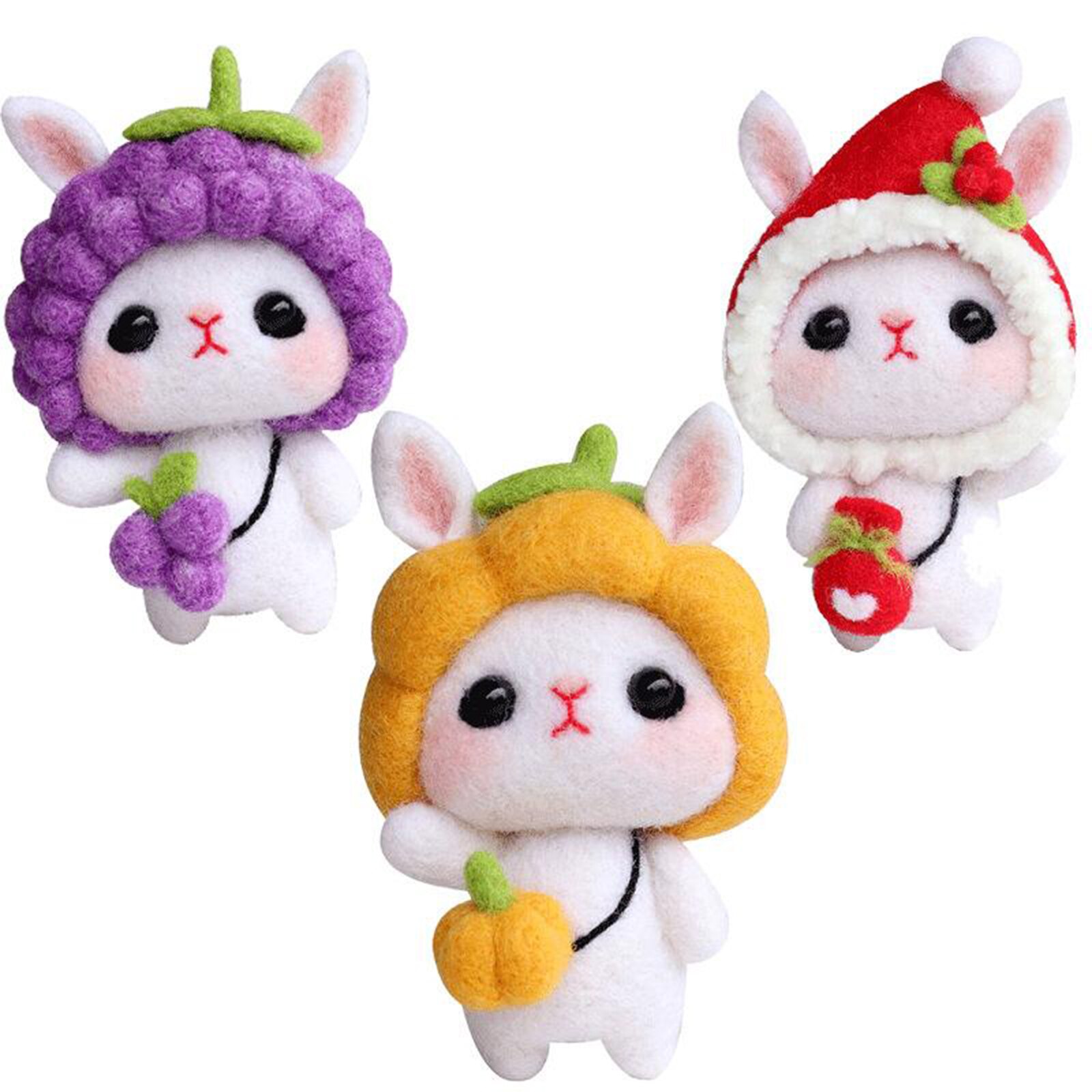 Animals DIY Needle Felting Starter Kits Felting Wool Needles Hand Spinning Craft