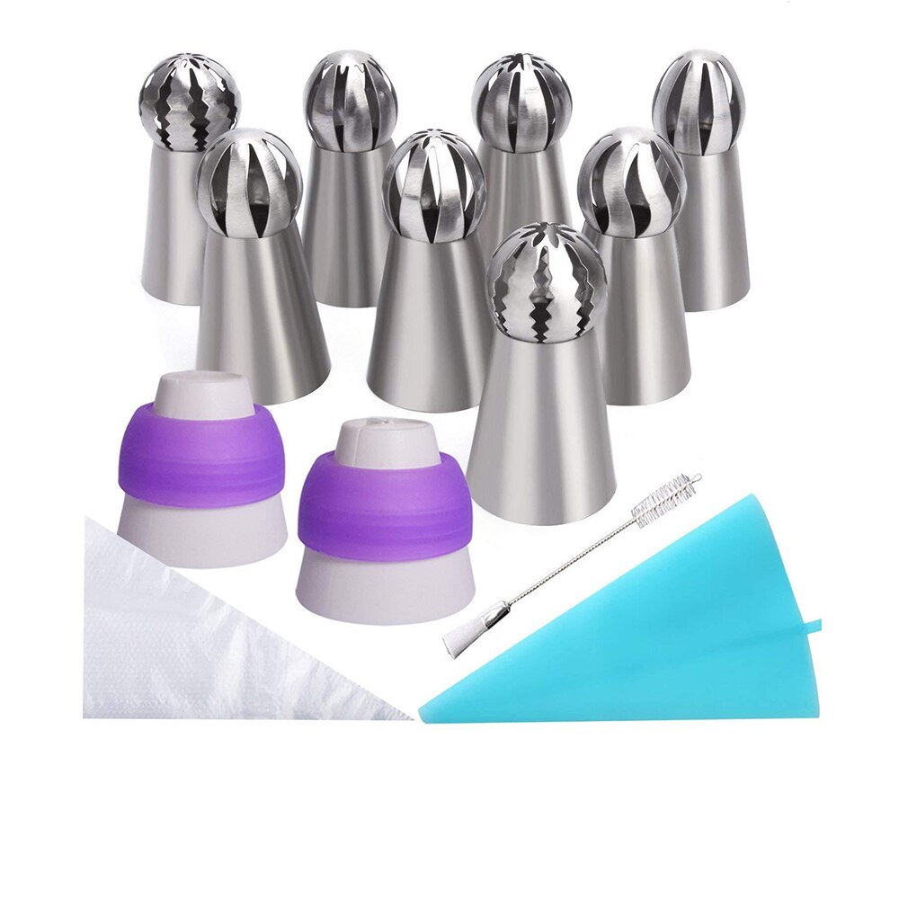 22 Stks/set Cake Icing Nozzles Russische Piping Tips Gebak Cake Decorating Tool Nuttig Voor