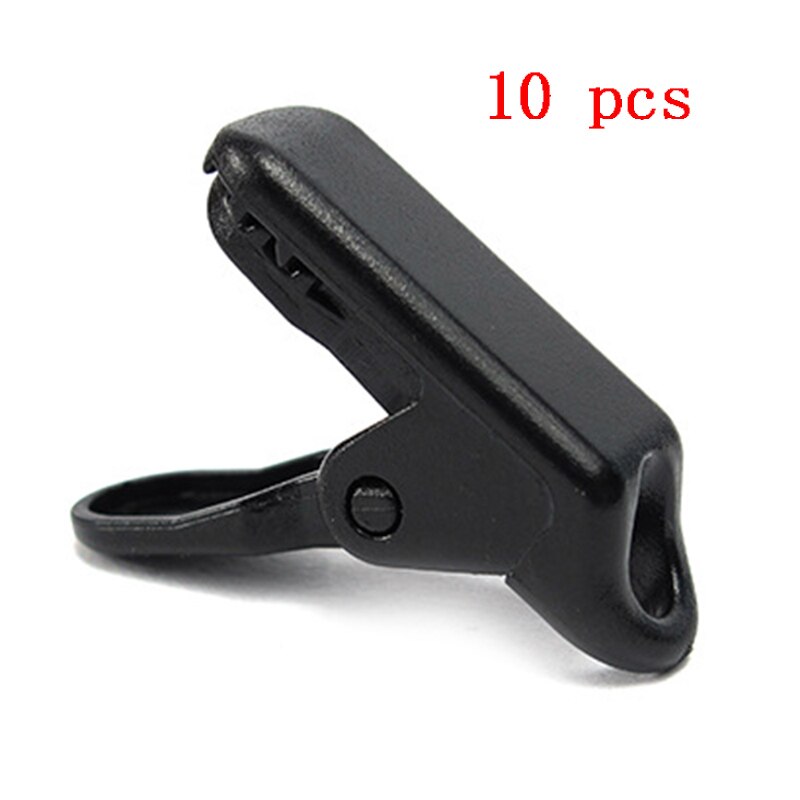 10PCS Tent Clip Adjustable Plastic Heavy Duty Windproof Awning Clamp Outdoor Camping Tent Alligator Clip Nylon Jaw Grip Trap: 10pcs