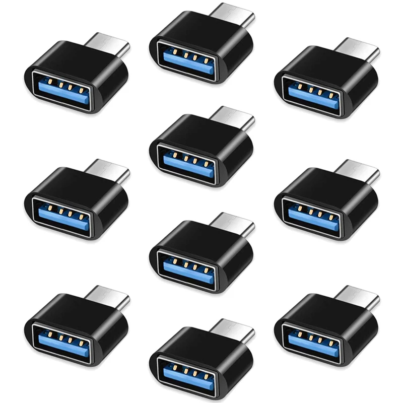 1-10 sztuk nowego uniwersalnego złącza adaptera USB 3.0 OTG typu C do Xiaomi 13 Huawei P60 Samsung S23 Mysz Klawiatura Dysk USB Flash: Grey