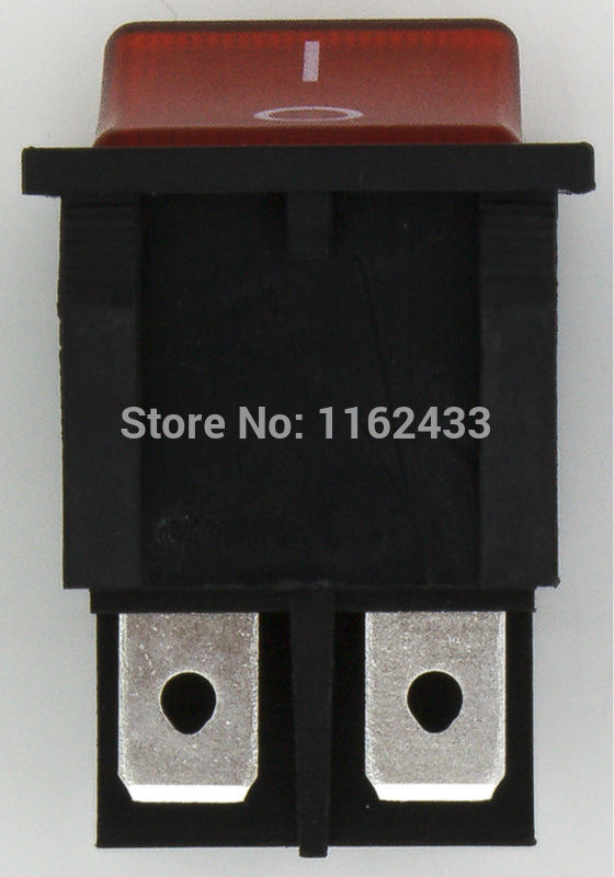 Kcd 4-201n-3 perforeret 30 x 22 mm 30a 4 pin til - fra båd vippekontakt kcd 4 serie afbryder med 220v lys