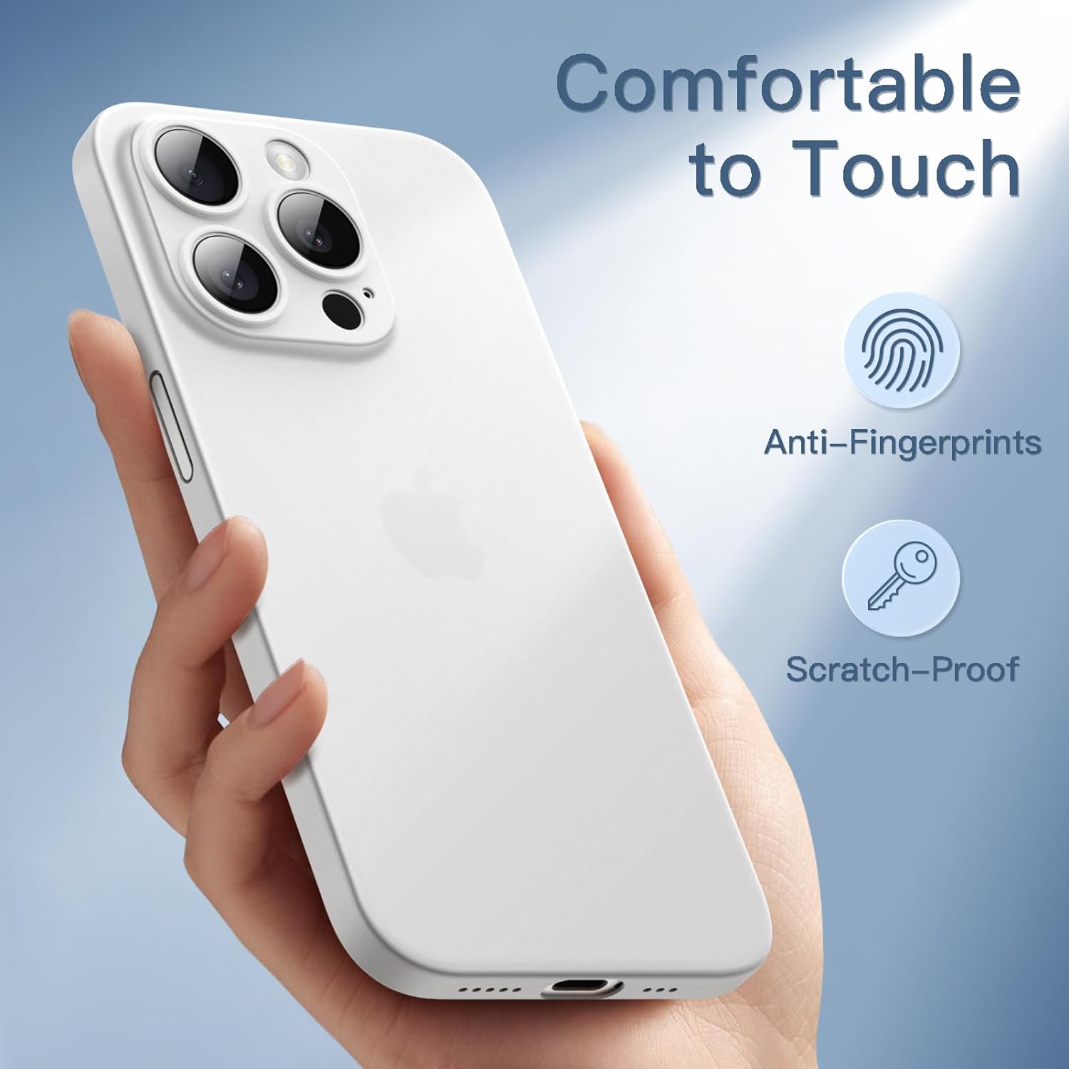 Coque rigide mate Ultra fine de 0.3mm pour iPhone 15 14 Plus 13 12 Mini 11 Pro Max SE 2 3, coque souple transparente en PP, couverture arrière mince