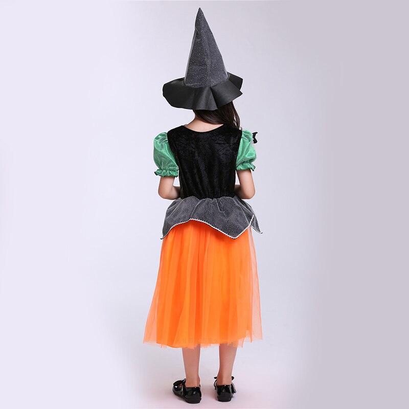 Halloween Kostuum Trend Kinderen Kostuums Jurk Bal Partij Pompoen Heks Prestaties Kleding Leuke Meisje Kleding