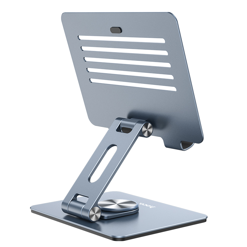 HOCO-soporte plegable de aleación de aluminio PH52 para ordenador portátil, accesorio giratorio de 360 ° para iPad Air, antideslizante, para Macbook Pro
