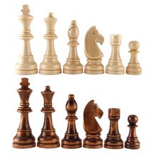 32 middelalderlige skakbrikker i plast, der er indstillet til kongehøjde 55 & 70 & 77mm skakspil standardskakbrikker til international konkurrence