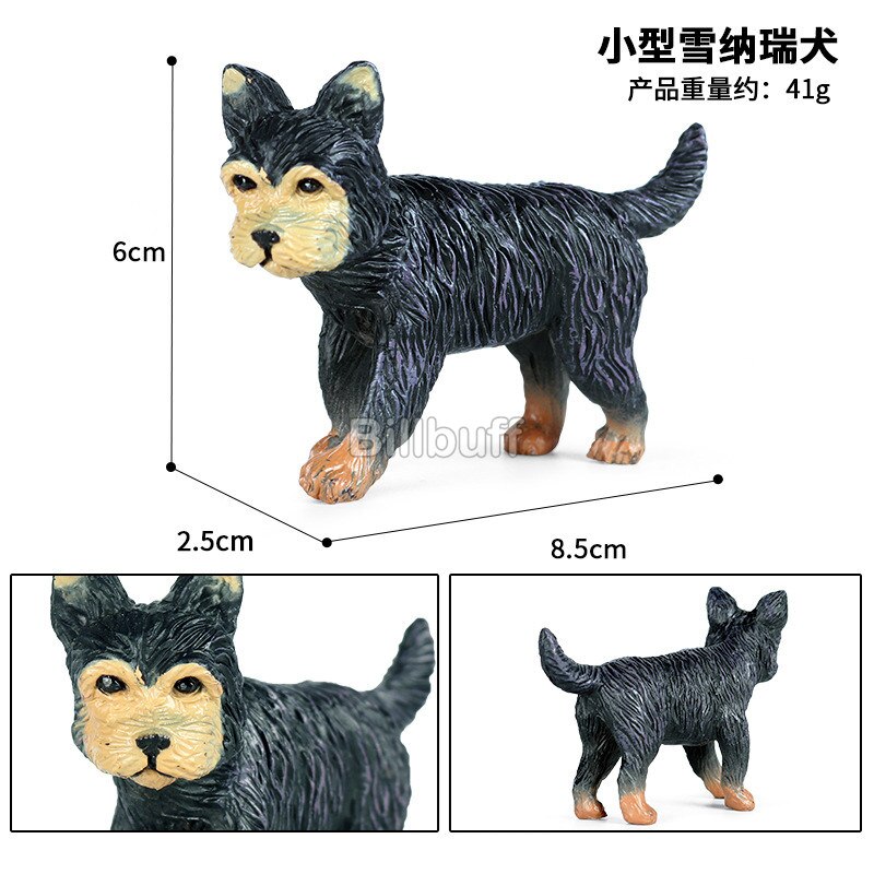 Simulatie Familie Huisdier Retriever Collie Saint Bernard Hond Animal Model Cijfers Vroege Educatief Speelgoed Voor Kinderen Kerst Cadeau: dog figures d