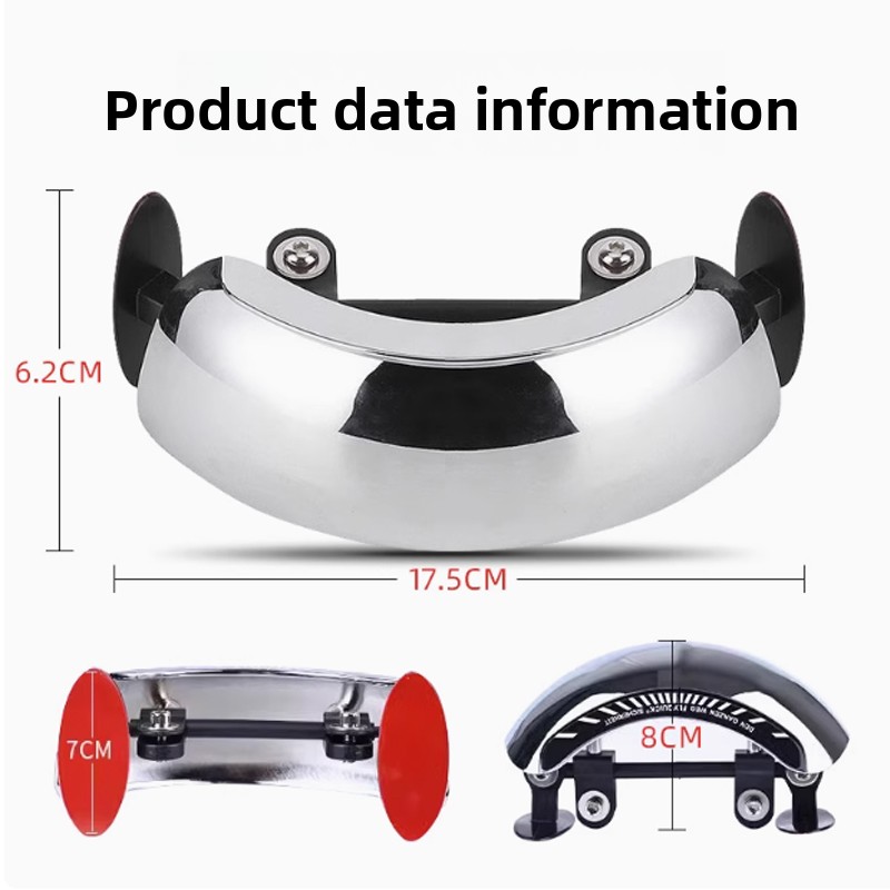 180 ° GEEN dodehoek motorfiets voorruit groothoek achteruitkijkspiegel helder parabolisch HD bolle spiegel spiegel deel gereedschap plakbaar