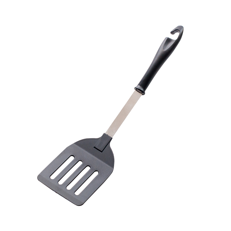 Silicone et acier inoxydable-sans danger pour les casseroles et casseroles-pinces de service, cuillère, outils de spatule, serveur de pâtes, louche, passoire, fouet