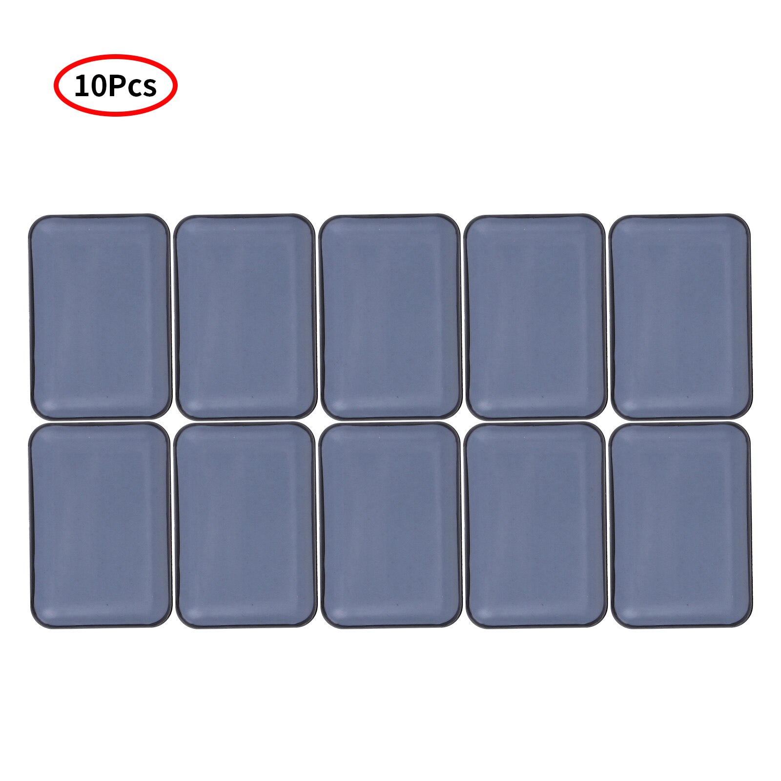Almohadillas deslizantes para patas de muebles Almohadillas protectoras antideslizantes de goma adhesivas para pies de muebles, Almohadillas protectoras para patas de mesa, taburetes para Sillas: 25x35mm Blue Yellow