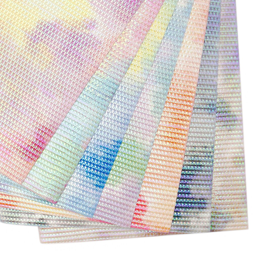 20*34cm tie-dye bump tekstur imiteret læder stof ark vinyl tøj polstring diy håndlavede øreringe sløjfer ,1 yc 11226