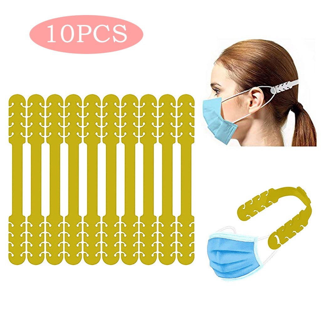 10PCS Mask Extenders Anti-Tightening 100% Crafted Ear Protector Ear Strap Accessories Mascarilla Accessories: F