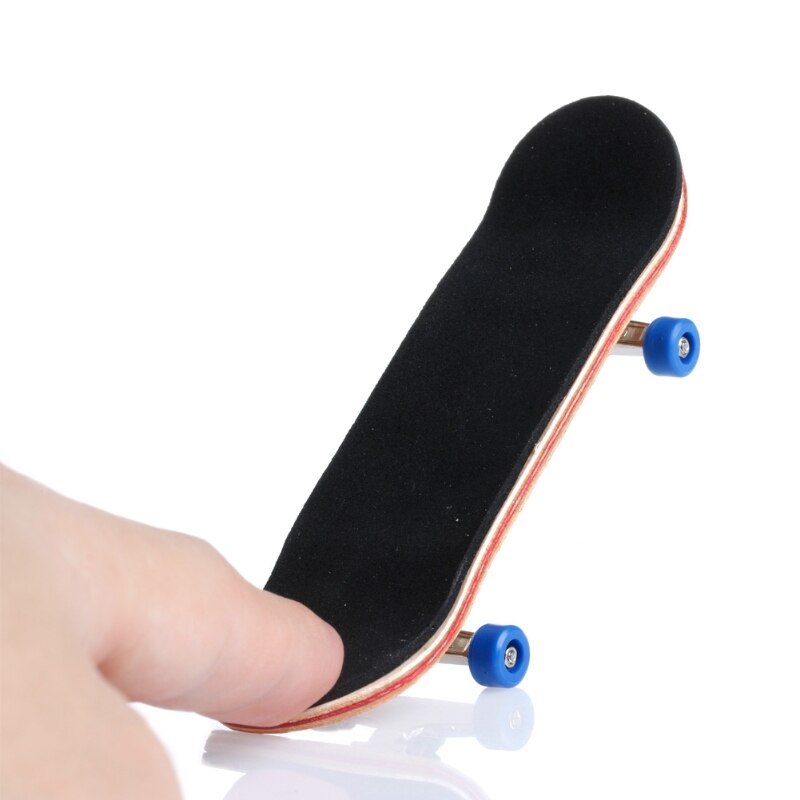1Set Wooden Deck Fingerboard Skateboard Sport Games Kids Maple Wood Set