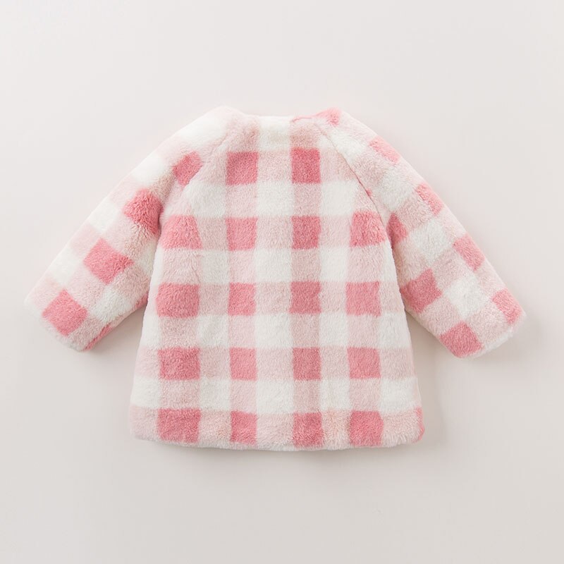 DB5956 dave bella winter baby baby meisjes mode jas kinderen mooie plaid jas kids bovenkleding