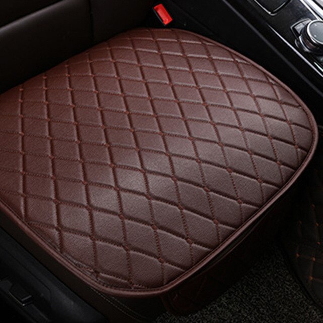 1 Pc Auto Lederen Zitkussen Kussen Stoelhoes Auto Kussen Universele Back Ondersteuning Pad Interieur Accessoires Seat Mat: BN