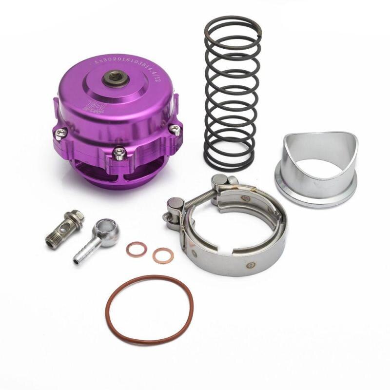 BOV50MM Car Modified Intake Turbo Pressure Relief Valve Exhaust Valve Air Relief Valve Flat Head Pressure Relief Valve: Purple
