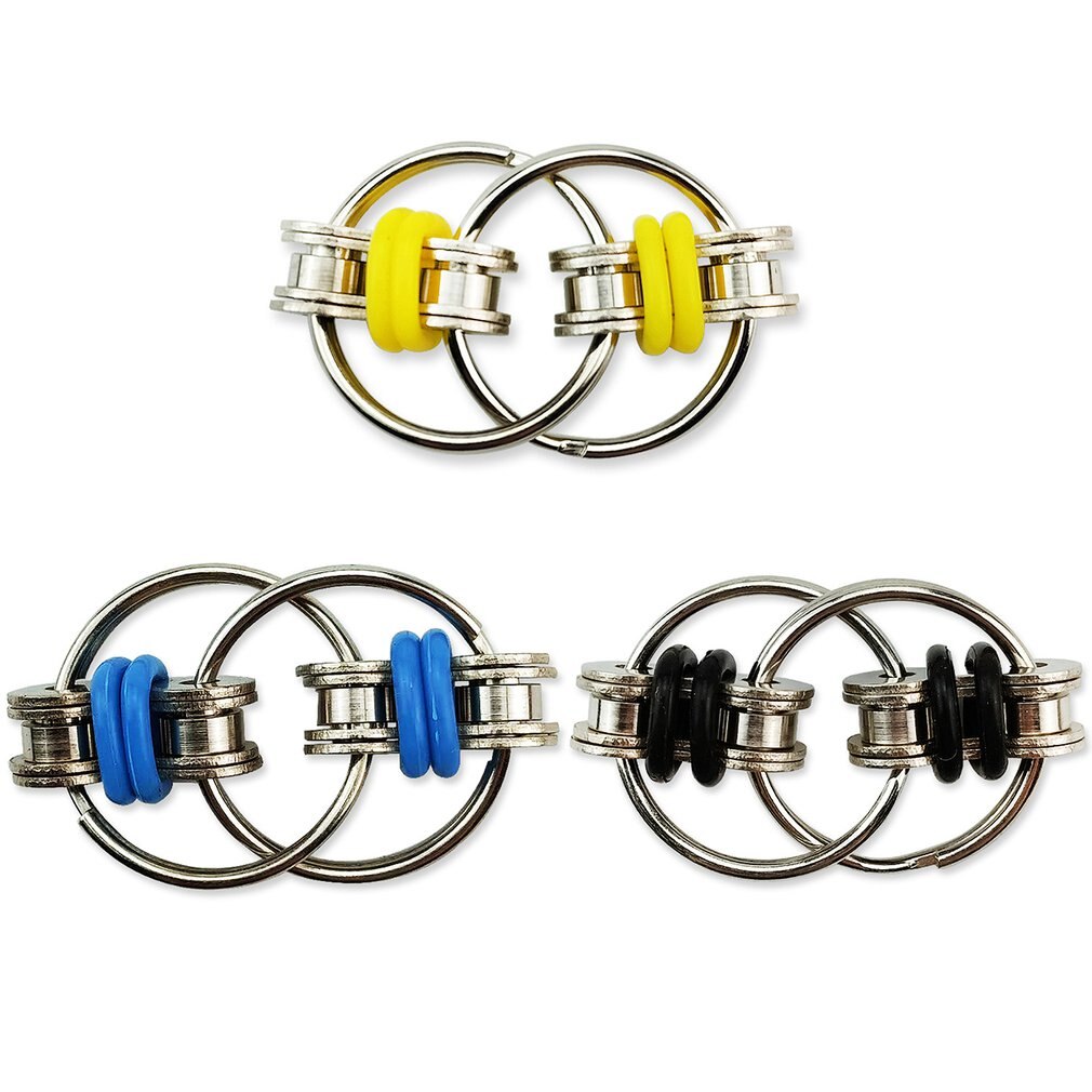 Flippy Chain Fidget Toy Perfect for Anxiety and Autism - Bike Chain Fidget Stress Reducer for Adults and Kids