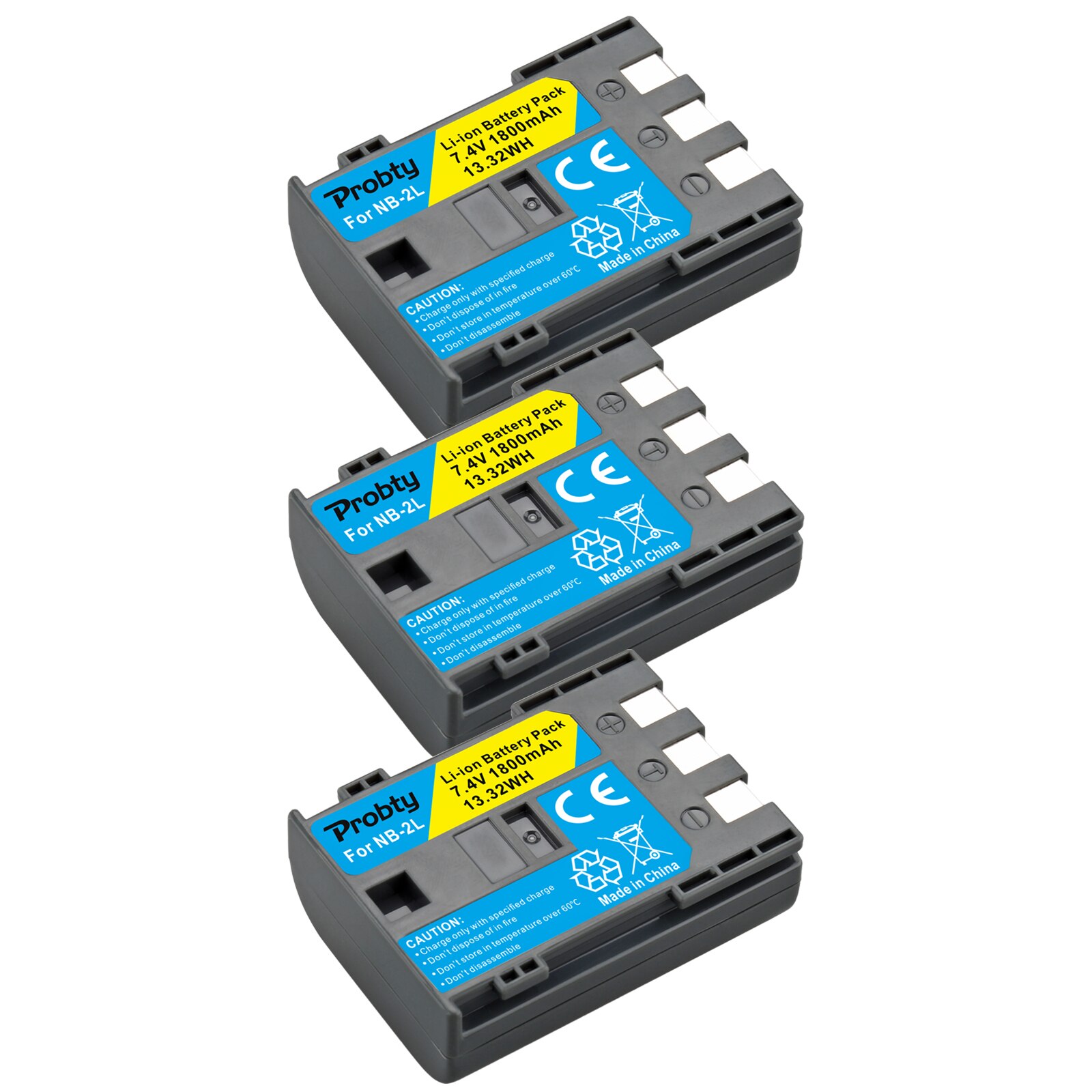 1800mAh NB-2L NB2L NB-2LH NB 2LH NB2LH Digital Camera Battery For Canon Rebel XT XTi 350D 400D G9 G7 S80 S70S30 L10