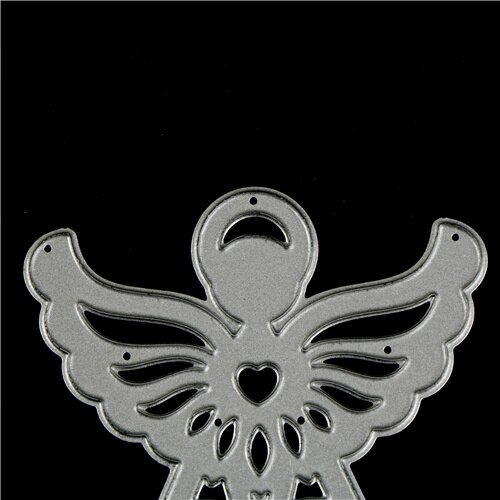 Kleine Engel Stansmessen Carbon Staal Diy Scrapbooking Die Cuts Wedding Kaarten Fotoalbum Decoratie Metalen Ambachtelijke Sterft 6.5*7.2Cm