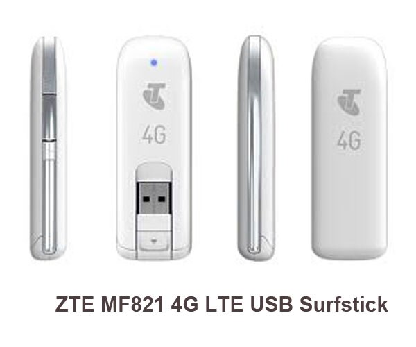 Unlocked Z T E MF821 100Mbps 4G LTE FDD 1800/2100/2600MHz Modem Wireless USB Stick