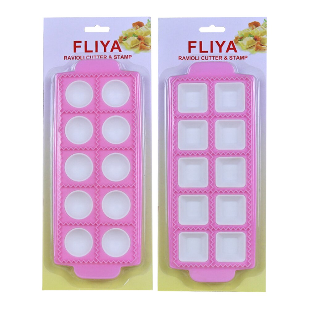 Multifunktionell plast ravioli form dumplings cutter dumpling maker form wrapper presser formar matlagning bakverk cutter bakverk verktyg