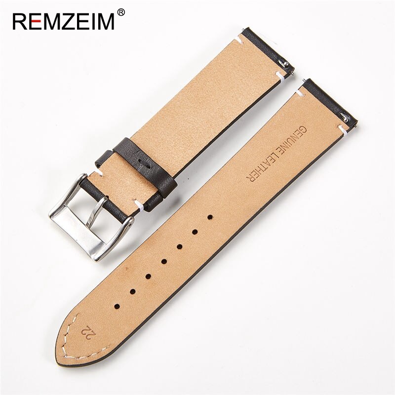 18 20 22 24mm urrem i kalveskind til amazfit huawei gt galaxy ur 42 46mm gear  s3 urrem quick release