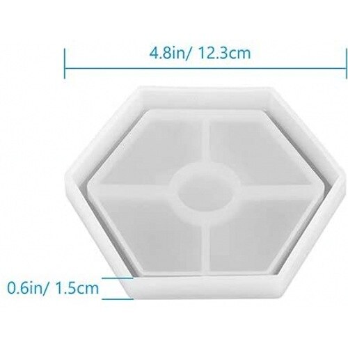 DIY Crystal Cement Mold Making Succulent Plant Flower Pot Resin Mold for Garden Planter Candle Pen Holder Crafts Base Home Decor: 3