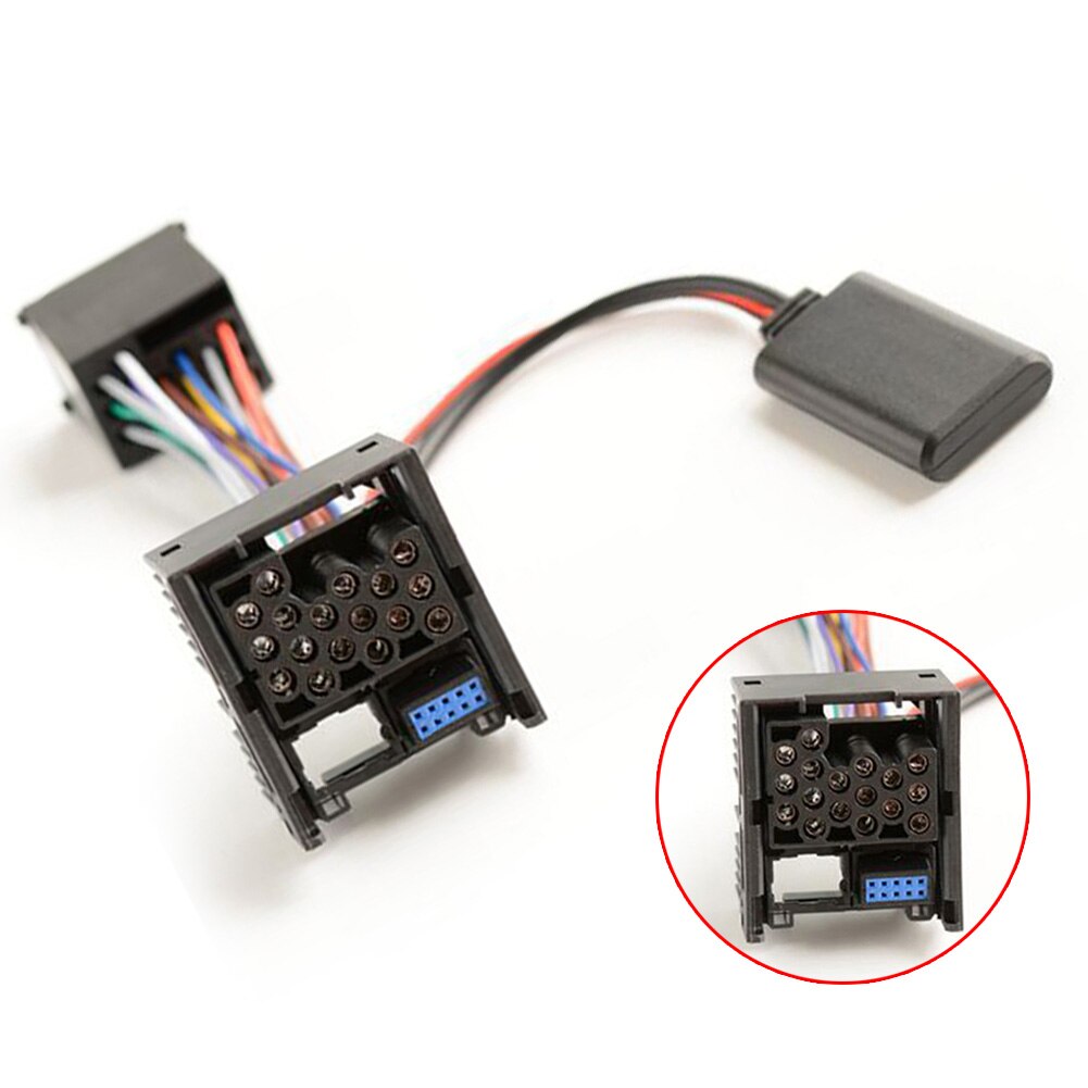 JieRui-BT 5908 Bluetooth Audio- AUX Kabel groß Stecker Adapter 10-Stift Für BMW E46 320i 323i 325i CD