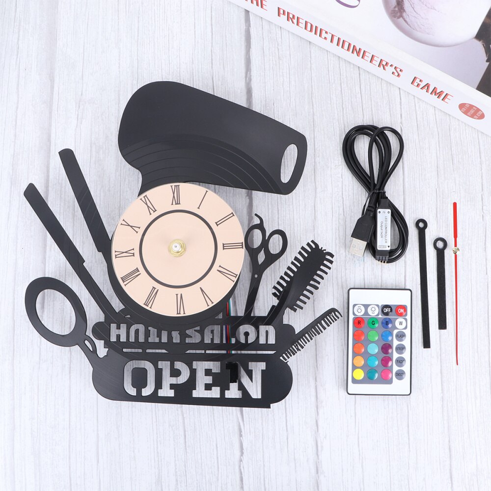 1Pc Wandklok Stijlvolle Chic Leuke Vinyl Record Wandklok Grappige Wandklok