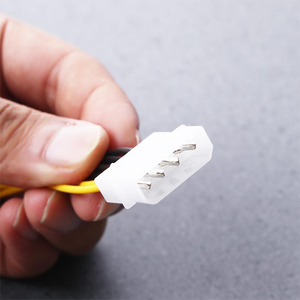 Cable de alimentación SATA Molex IDE de 4 pines a 2 Serial ATA macho a hembra, Cable adaptador SATA, Cable de extensión de alimentación, Cable de alimentación de controlador duro