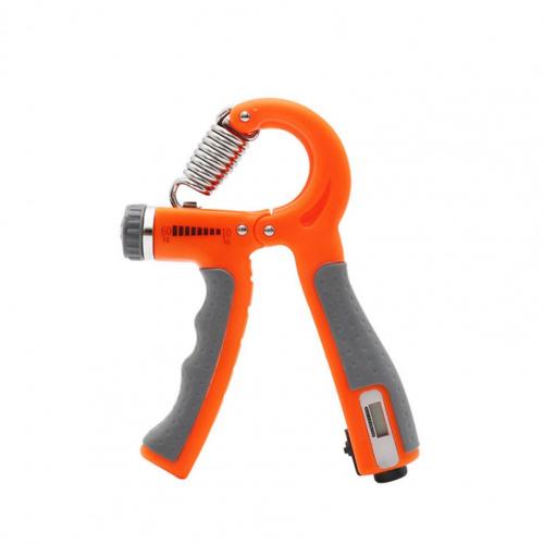 Adjustable Hand Grip with Counter Strengthener Black Finger Gym Muscle Fitness Training Wrist Gripper Hand Exerciser: Orange