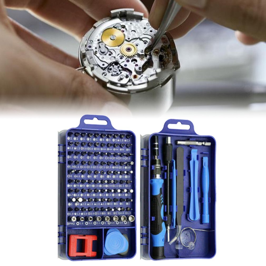 110/115 in 1 precisieschroevendraaier mini elektrische schroevendraaierset voor telefoon tablet voor ipad thuis gereedschapsset