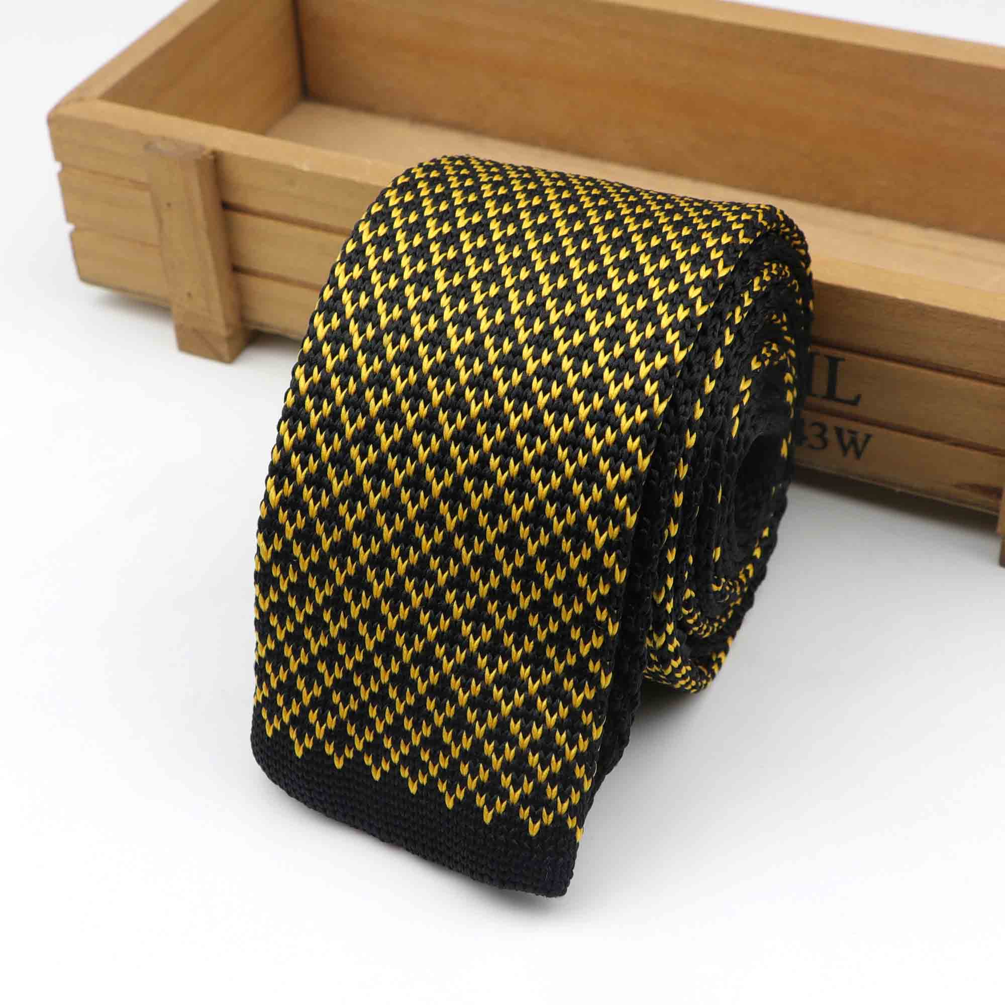 Mannen Kleurrijke Tie Knit Gebreide Ties Stropdas Kleur Smalle Slim Skinny Woven Vlakte Cravate Smalle Stropdassen: 1