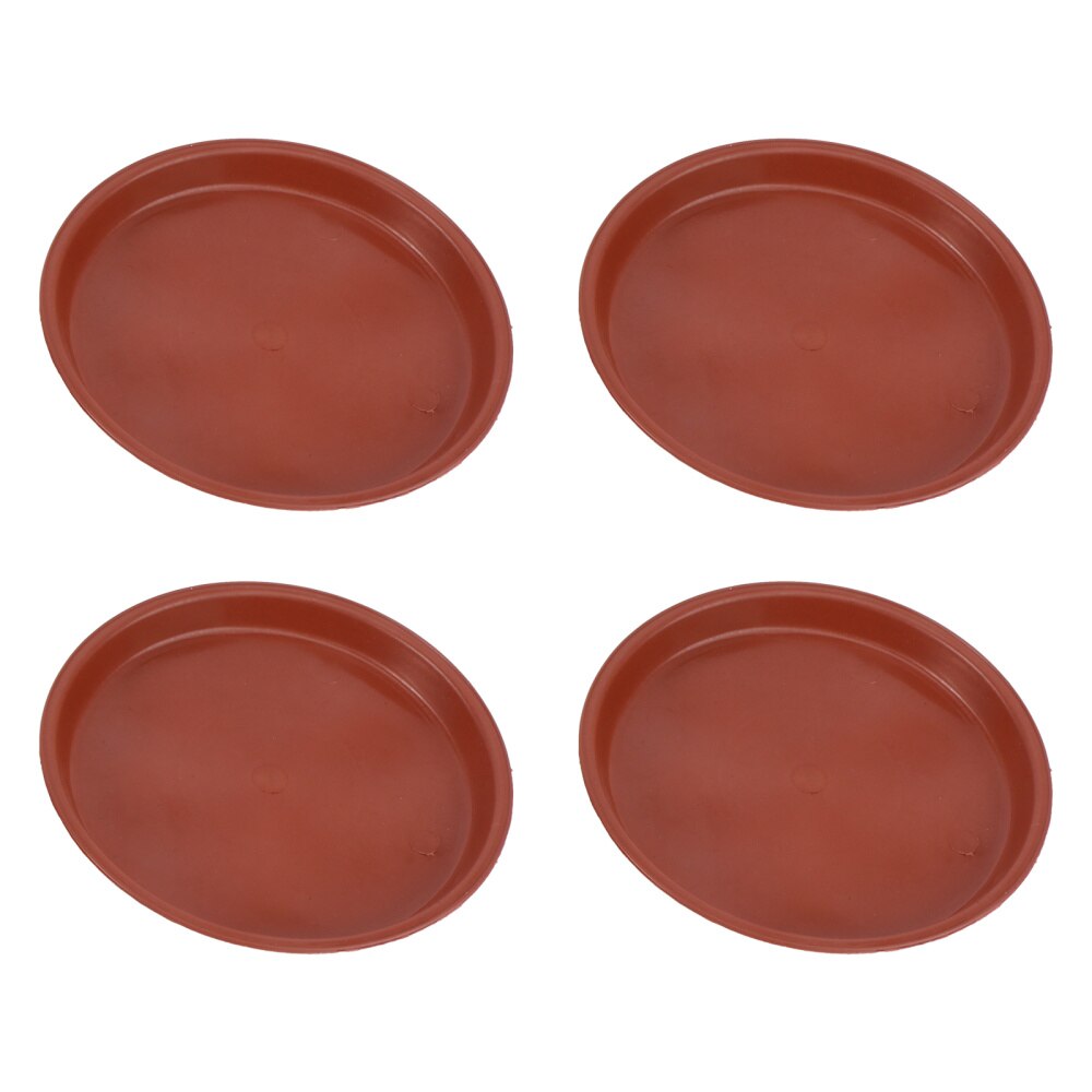 10 Stuks Plastic Bloempot Lekbak Plant Pot Schotel Voor Vleezigheid Planter Tuin Balkon-Type 160 (Rood)