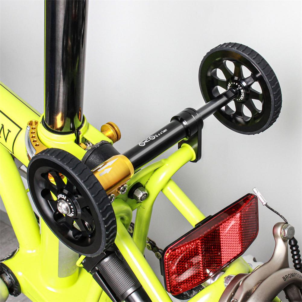 Porte-bagages arrière pour vélo pliant, avec support télescopique, facile à déplacer, rallonge de barre