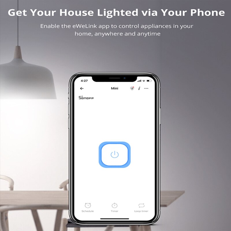 SONOFF 10A MINIR2 Smart Home Mini Wifi Switch Module Timer Two-Way Switches Voice Control With EWelink APP Alexa Google Home