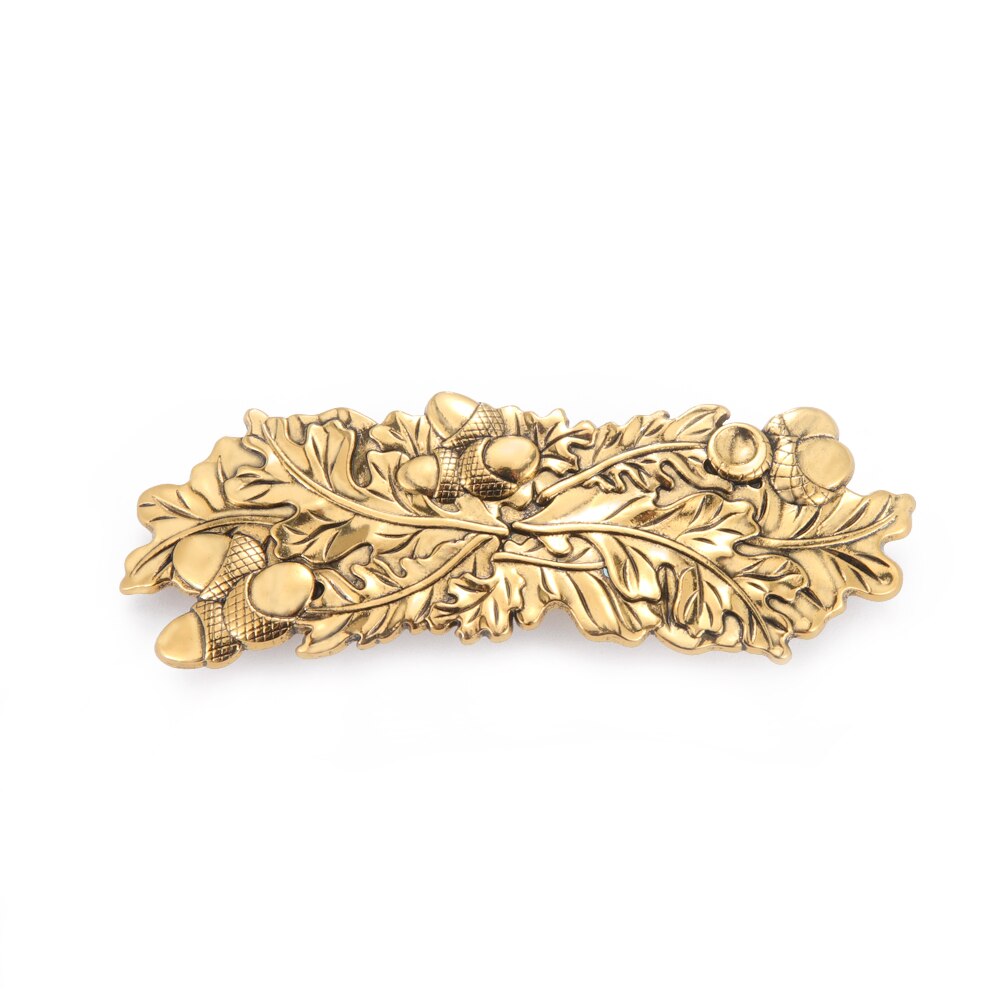 Skyrim Ginkgo Daisy fleur plante pince à cheveux mariée diadème rétro femmes épingle à cheveux Barrette luxe mariage cheveux accessoires: COULEUR OR ROSE