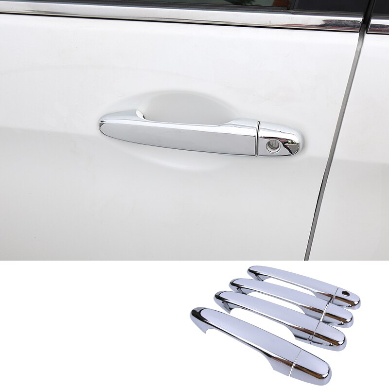 För honda crv cr-v hanlde täcker krom dörrhandtag lock trim exteriör dekoration tillbehör bil styling  c1311