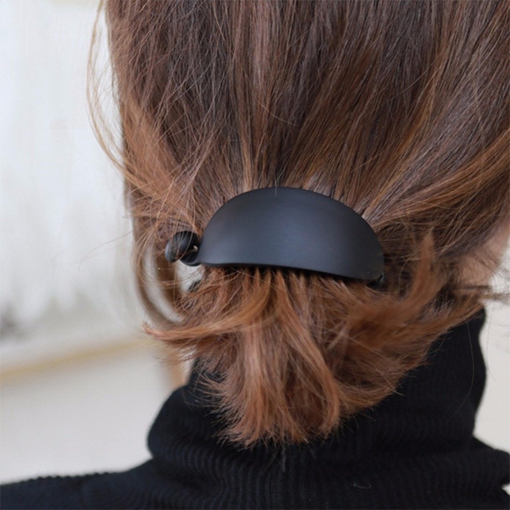 De Simple hecho a mano broches Banana de cola de caballo de pelo Clip pelo Pin garras para mujeres niñas Hearwear accesorios para el cabello para diario
