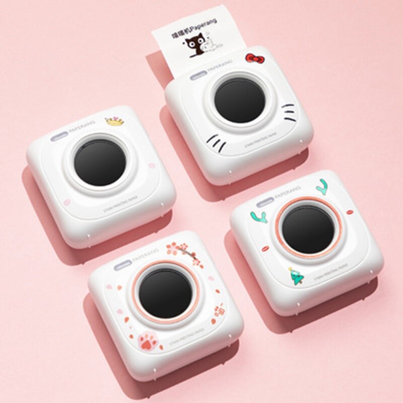 Mini Portable Thermal Printer Photo Pocket Photo Printer Printing Wireless Bluetooth Android4.0 IOS8.0+ Support Printers 200dpi