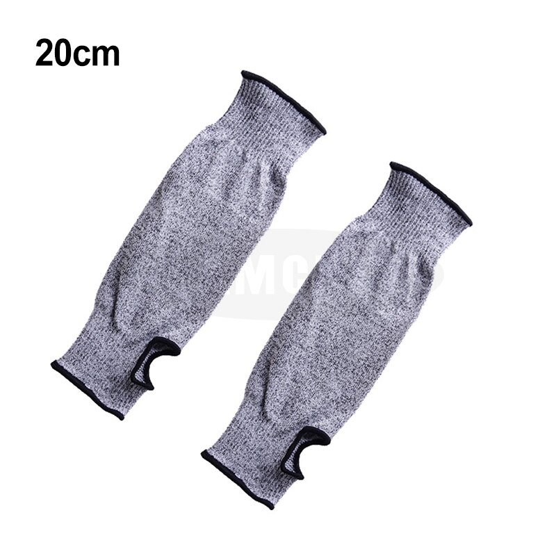 5 Level Anti Cut Arm Sleeves Cut Resistant Sleeves Safety Gloves Anti Cut Arm Sleeves Protects the Arm From Heat and Cutting: 20cm  1pair