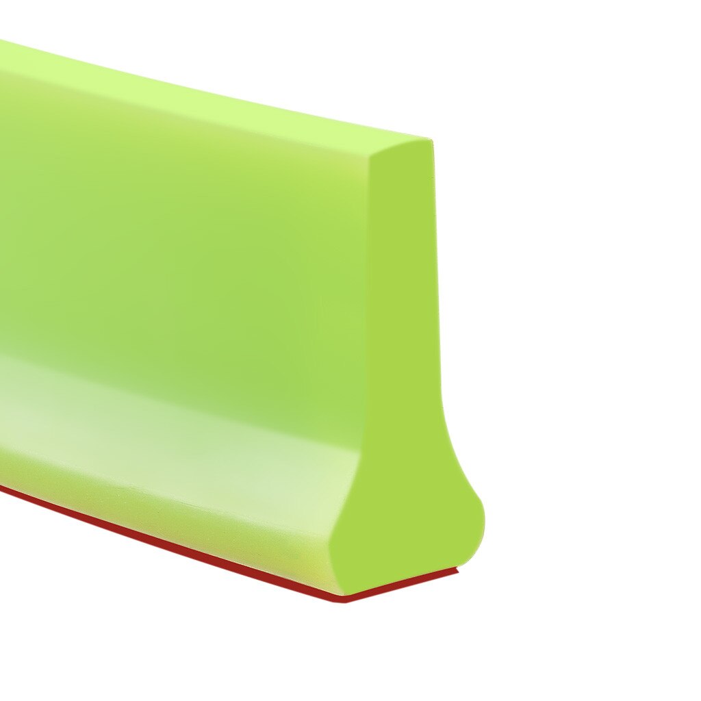 Bathroom Water Stopper Flood Shower Barrier Dam Silicon Water Blocker Dry And Wet Separation Collapsible Shower Threshold: Green / 2m