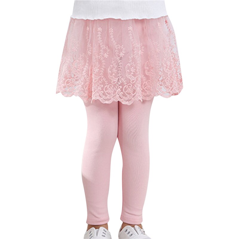 Leggings para niñas pequeñas, ropa de otoño, pantalones Culottes, Ballet, cómodos, Color sólido, dulce, 2022: Pink / 90cm