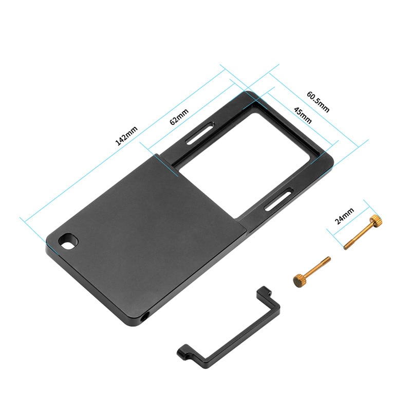 For GoPro Adapter for Zhiyun Smooth 4/3/Q Gimbal For Go Pro 7/6/5/4 XiaoYi 4K/dji OSMO action Switch Mount Plate