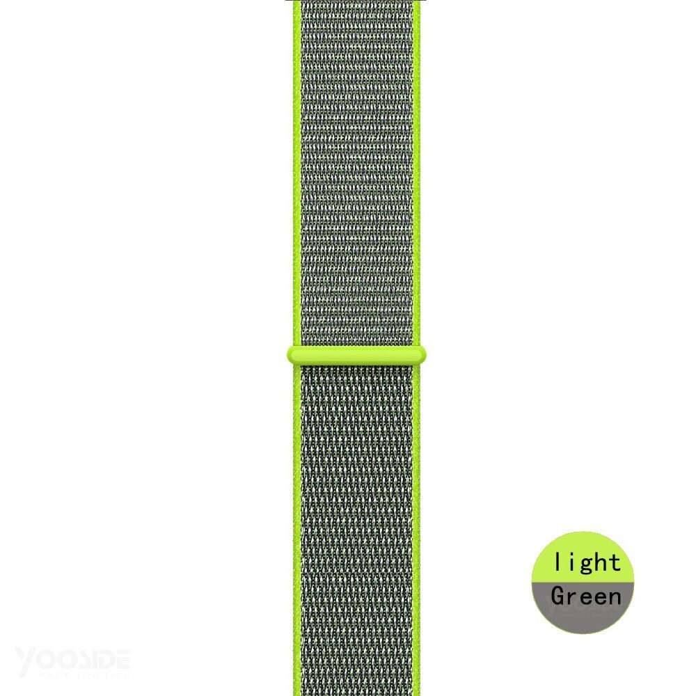 Fenix 6X/Fenix 5X 26mm QuickFit Watch Band Lightweight Nylon Loop Soft Sport Breathable Wristband Strap for Garmin Fenix 5 Plus: Ligth Green / 22mm for Fenix 6